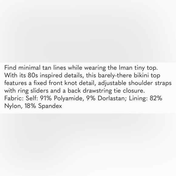 For Love & Lemons Iman Tiny Bikini set Top and Bottom Pink sz M medium - Picture 8 of 9